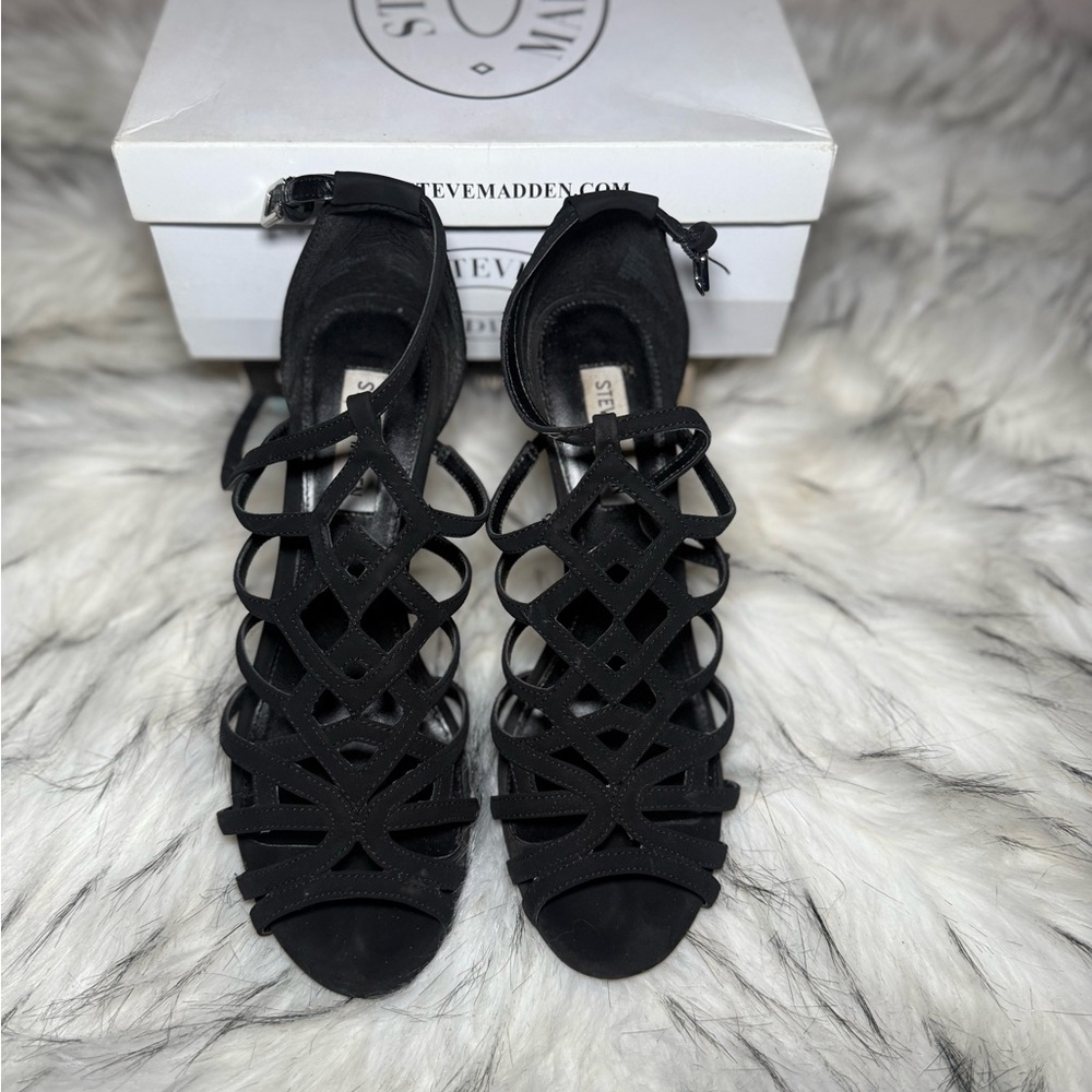 Steve Madden Teagan Caged Heels - Picture 2 of 4
